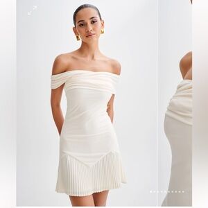 Meshki Melina white ivory dress NWT size XS